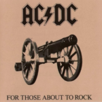 AC/DC - For Those About To Rock Album Cover POSTER 24 X 24 INCHES