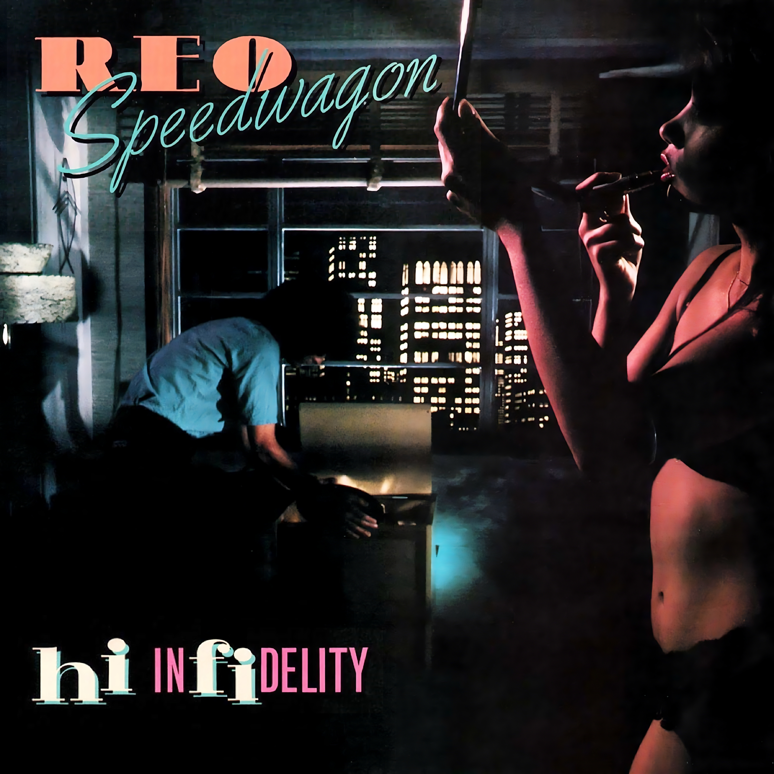 REO SPEEDWAGON HI FIDELITY REO Speedwagon - Hi Fidelity Album Cover POSTER 24 X 24 INCHES - Image 1