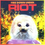 Riot - Fire Down Under Album Cover POSTER 24 X 24 INCHES