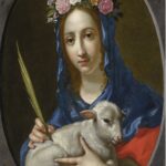 Saint Agnes of Rome POSTER 13 X 19 Inches Religious Art Print