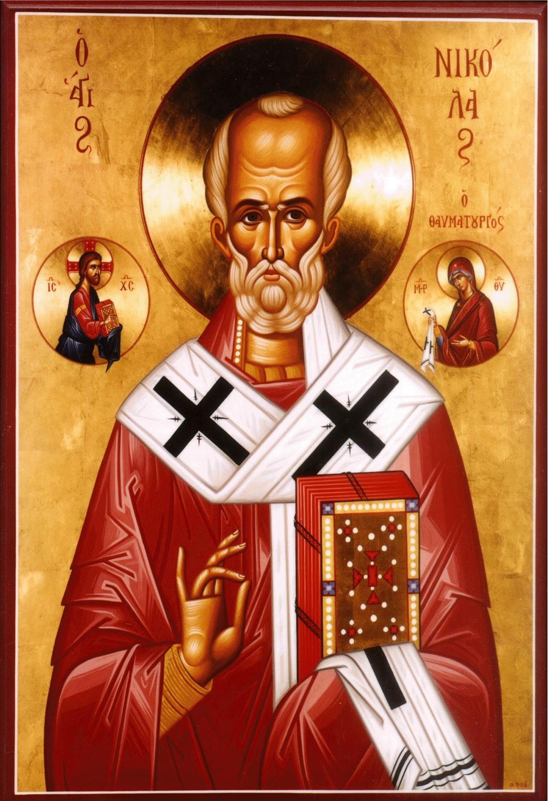 Saint Nicholas 13 X 19 Saint Nicholas of Myra POSTER 13 X 19 Inches Religious Art Print - Image 1