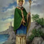 Saint Patrick of Ireland POSTER 13 X 19 Inches Religious Art Print