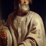 Saint Peter the Apostle - The First Pope POSTER 13 X 19 Inches Religious Art Print