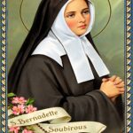 Saint Bernadette of Lourdes POSTER 13 X 19 Inches Religious Art Print