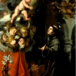 The Vision of Saint Anthony of Padua POSTER 13 X 19 Inches Religious Art Print