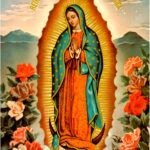 Virgen de Guadalupe - Reina de Mexico POSTER 13 X 19 Inches Religious Art Print