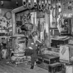 1937 INTERIOR OF SERVICE STATION ( Peaceful) POSTER 24 X 18 INCH Looks Sweet!