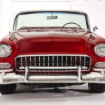 1955 Chevrolet Bel Air Convertible Ruby Red (Front) POSTER 24 X 36 INCH Sweet!