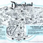 1957 Disneyland Map REPRODUCTION POSTER 24 X 36 Inches