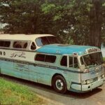 1961 Greyhound Bus Lines Scenicruiser Motor Coach Poster 24 X 18 Inch