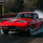1963 Chevrolet Corvette Split-Window Red Dragstrip POSTER 24 X 36 INCH Sweet!