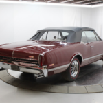1966 Oldsmobile 442 Convertible (Rear Angle) POSTER 24 X 36 INCH Sweet!