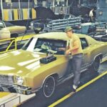 1970 Chevrolet Monte Carlo Assembly Line POSTER 13 X 19 Inch SWEET!