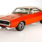1970 Dodge Charger R/T Orange (Front Angle) POSTER 24 X 36 INCH Sweet!