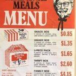 1970s Kentuky Fried Chicken Ad POSTER 24 X 18 Inches Nice!