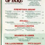 1970s Red Lobster menu POSTER 24 X 18 Inches Nice Wall Art!