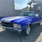 1971 Chevrolet Chevelle Malibu SS (Bright Blue) POSTER 24 X 36 INCH AWESOME!!