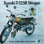 1971 Suzuki T-125R STINGER MX Motocross POSTER 24 X 36 INCH Sweet!