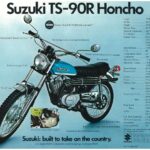 1971 Suzuki TS-90R Honcho MX Motocross POSTER 24 X 36 INCH Sweet!