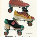 1972 FANFARES SKATES AD POSTER 24 X 18 Inches NICE!