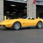 1973 CHEVROLET CORVETTE STINGRAY (YELLOW) POSTER 24 X 36 INCH Looks GREAT!
