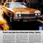1973 Chevrolet Caprice Ad POSTER 24 X 18 Inches Nice!