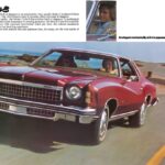 1974 Chevrolet Monte Carlo Ad POSTER 24 X 36 Inches SWEET!