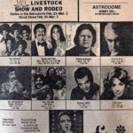 1974 HOUSTON LIVESTOCK SHOW AND RODEO POSTER 24 X 18 Inches Nice!
