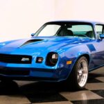 1978 Chevrolet Camaro Z28 (Front Side - Blue) POSTER 24 X 36 INCH Looks Sweet!