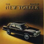 1984 Chrysler New Yorker Ad Poster 24 X 36 Inch SWEET!