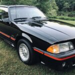 1987 Mustang GT (Black) POSTER 24 X 36 INCH Looks Sweet!