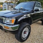 1989 Toyota Truck Deluxe 4x4 5-Speed BLACK POSTER 24 X 36 INCH Vintage Wall Art