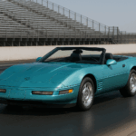 1991 Chevrolet Corvette Convertible Dragstrip POSTER 24 X 36 INCH Sweet!