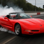 2001 Chevrolet Corvette Z06 Fishtail Dragstrip POSTER 24 X 36 INCH SWEET!