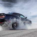 2015 DODGE CHALLENGER HELLCAT SRT BLACK (BURN OUT) POSTER 24 X 36 INCH