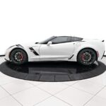 2018 Chevrolet Corvette Grand Sport White (Side) POSTER 24 X 36 INCH