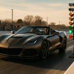 2020 Chevrolet Corvette Stingray Bronze Coupe Dragstrip POSTER 24 X 36 INCH