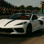 2022 Chevrolet Corvette Stingray Convertible Dragstrip POSTER 24 X 36 INCH