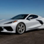 2025 Chevrolet Corvette EV (White) POSTER 24 X 36 INCH