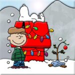 A CHARLIE BROWN CHRISTMAS (tree) POSTER 24 X 24 INCH Looks Awesome! Snoopy