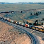 A Trio Of Union Pacific SD40-2 Locomotives (1982) POSTER 24 X 36 Inches Nice!