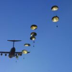 Army  Airborne Operation Parachute Jump (C-17 Globemaster) POSTER 24 X 36 Inches