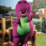 Barney The Purple Dinosaur 24 X 18 Inches Sweet!
