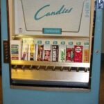 Candy Vending Machine 1960s 24X18 Vintage POSTER 24 X 24 Inches WALL ART