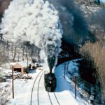 Chesapeake & Ohio 614 Climbs Up (Snow) POSTER 24 X 36 Inches Nice!