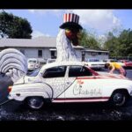 Chick-Fil-A Ad Car 70's 24X18 Vintage POSTER 24 X 24 Inches Wall Art