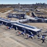 Dallas Love Field Airport (Aerial) Texas 2022 POSTER 24 X 18 Inches Wall Art