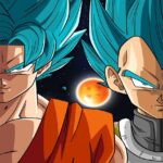 Dragon Ball Goku Vegeta God Blue POSTER 24 X 18 INCH ANIME Nice!