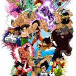 Dragon Ball Vegeta Saiyan Saga Collage POSTER 24 X 18" SWEET!