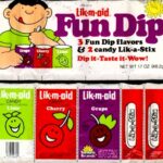 Fun Dip Candy 1980's 24X24 Vintage POSTER 24 X 24 Inches Wall Art